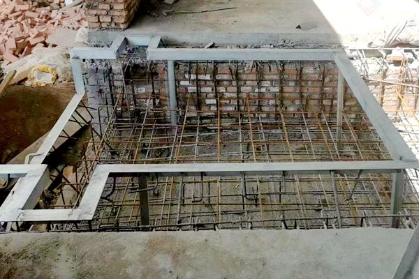 液压登车桥预留基坑